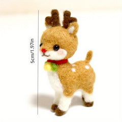 Needle Felting Kit For Beginner Art Craft DIY Material Package Pendant Gift