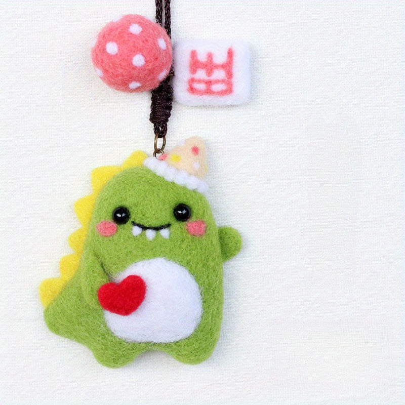 Needle Felting Kit For Beginner Art Craft DIY Material Package Pendant Gift