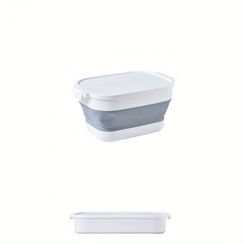Folding Plastic Storage Box Car Trunk Organizer with Cover