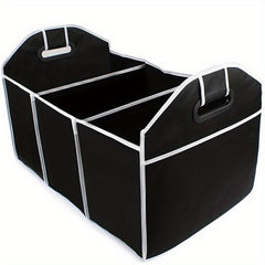 Car Trunk Cargo Storage Bag Foldable Organizer 3 Compartments Portable