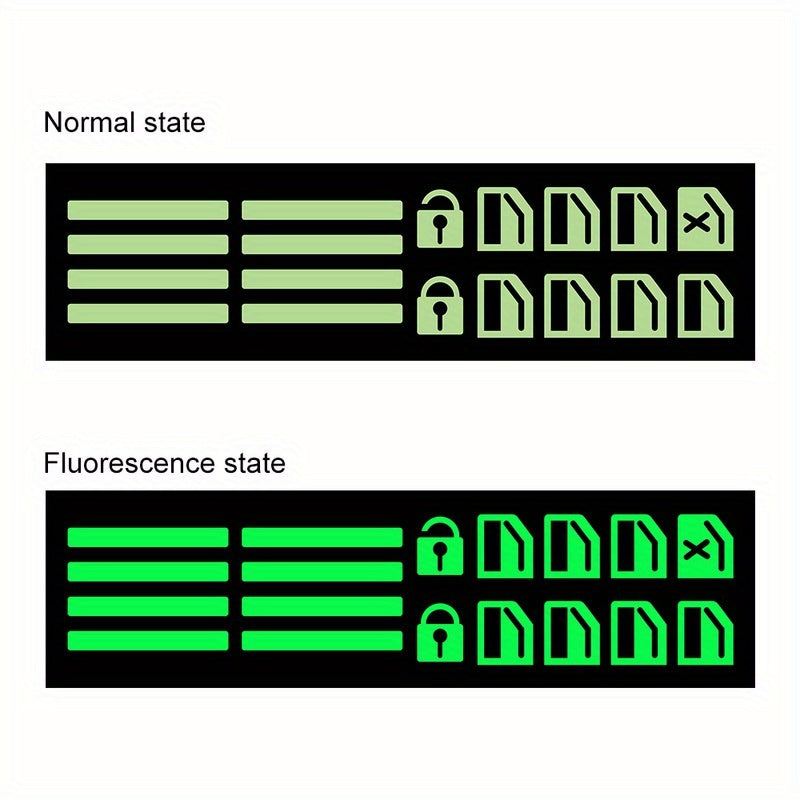 Car Door Window Lift Button Sticker Luminous Car Styling