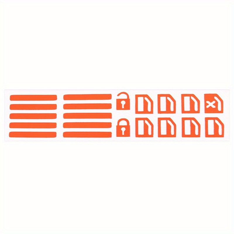 Car Door Window Lift Button Sticker Luminous Car Styling