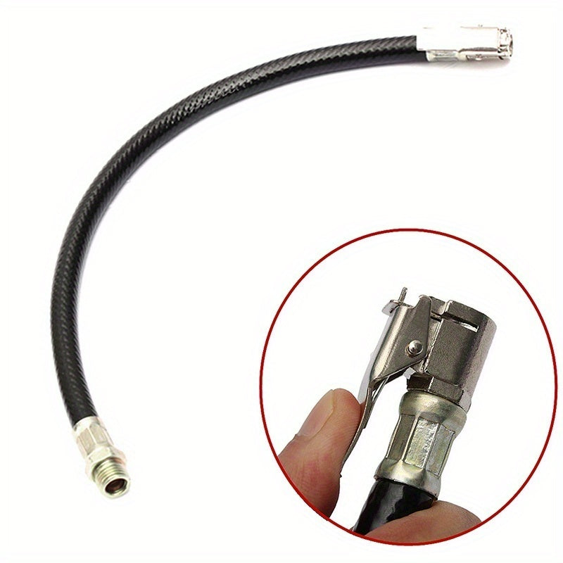 Clamp-Type Inflation Hose for Vehicles & Bikes