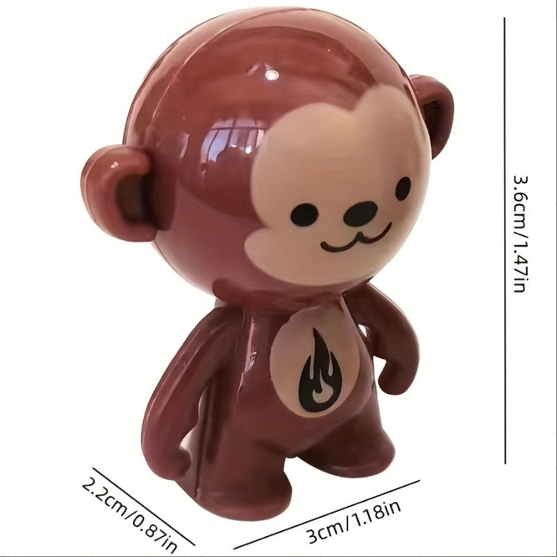 50pcs Monkey Tumbler Toys Reversing Rotating Mini Toy for Kids