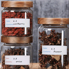 Reusable Freezer Labels for Food Storage Containers & Lids