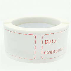 Reusable Freezer Labels for Food Storage Containers & Lids