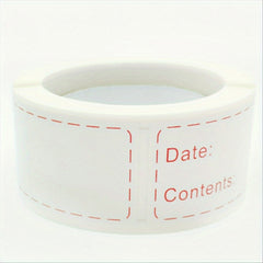 Reusable Freezer Labels for Food Storage Containers & Lids