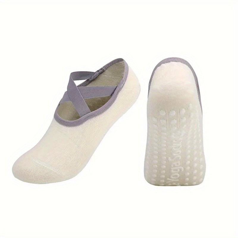 Yoga Socks Women's Non-slip Elastic Fitness Pilates Spor