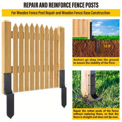 1pc Fence Post Anchor Ground Spike Fence Post Repair Kit