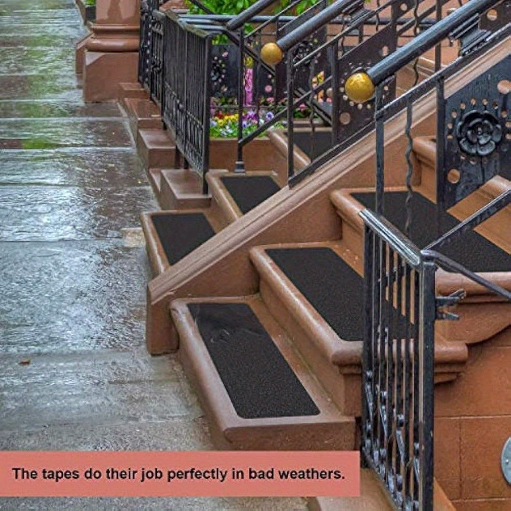 Anti-slip Outdoor Stair Treads with TPR Self-adhesive Bottom