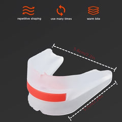 Double Sided Adult Sport Mouthguard Teeth Guard MMA Taekwondo Football