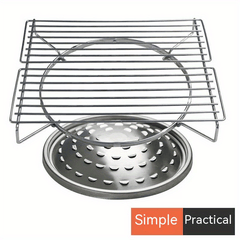 Portable Folding Outdoor BBQ Rack Grill Barbecue Stove Stainless Steel