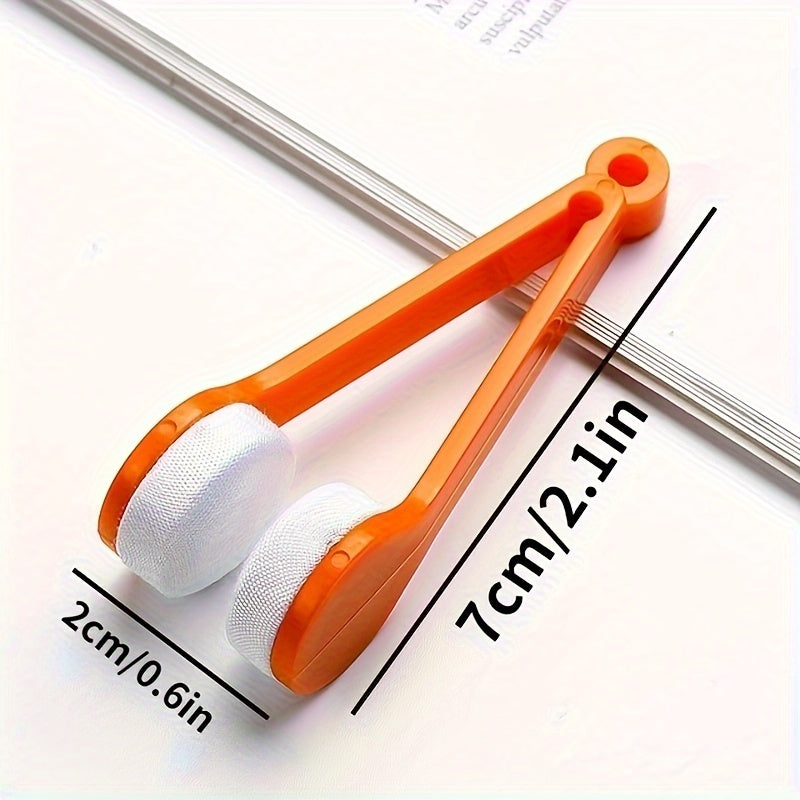 5pcs Mini Glasses Cleaner Soft Sunglasses Wipe Double-sided Cleaning Tool