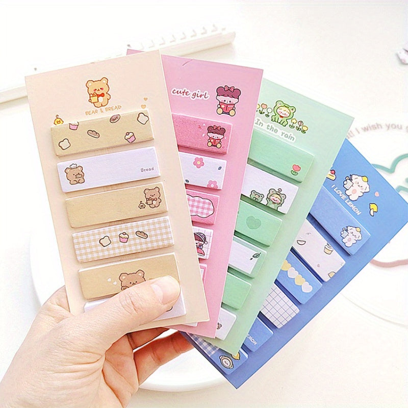 1pc Marker Stickers Small Fresh Self-adhesive Bookmark Stickers