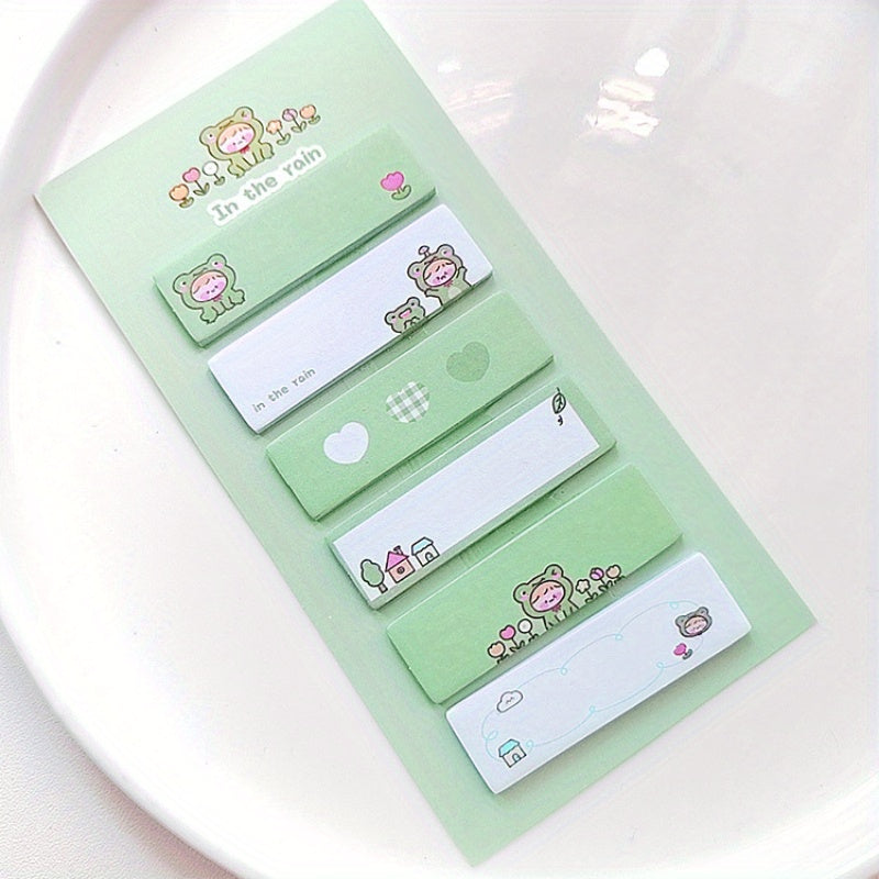 1pc Marker Stickers Small Fresh Self-adhesive Bookmark Stickers