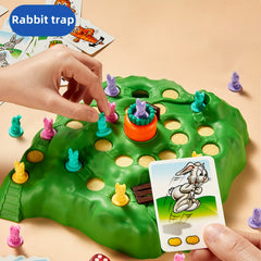 Game Rabbit Trap Chess Kids Toys Educational Desktop Props