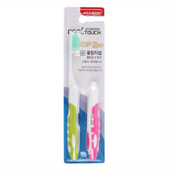 2pcs Foldable Travel Toothbrush Convenient For Camping
