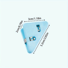20pcs Triangle Clip Bill Clip for Desk Shelf Office Desktop Organizer
