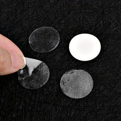 70pcs 20mm Transparent Double sided Adhesive Pads Traceless Removable Circular