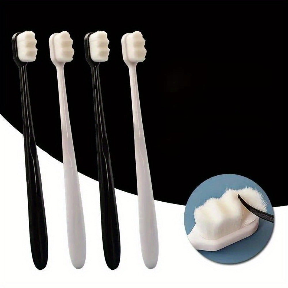 2pcs Nano Toothbrush Ultra Soft Bristles Deep Cleaning