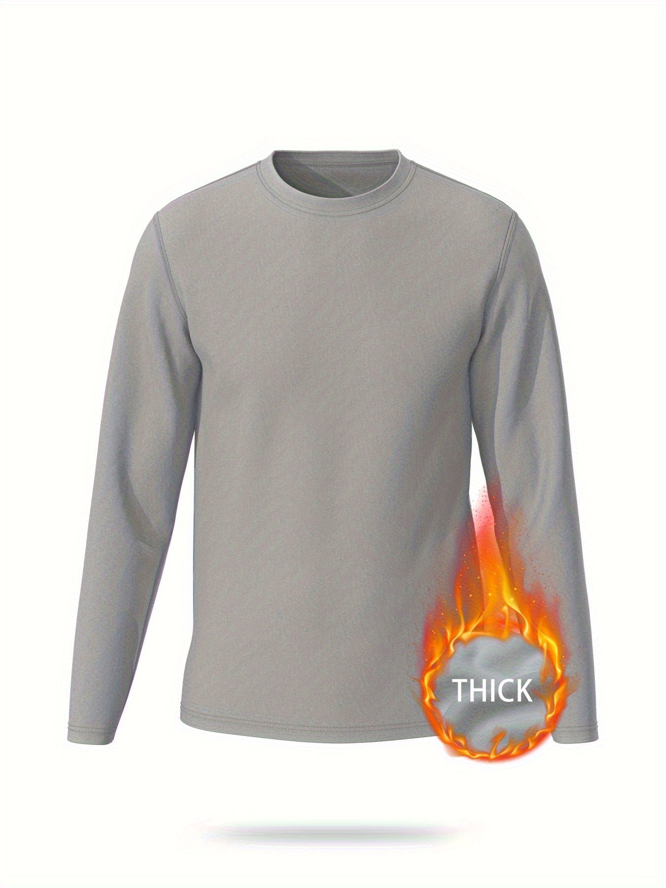 Men's Thermal Compression Long Sleeve Shirt for Sports Workout
