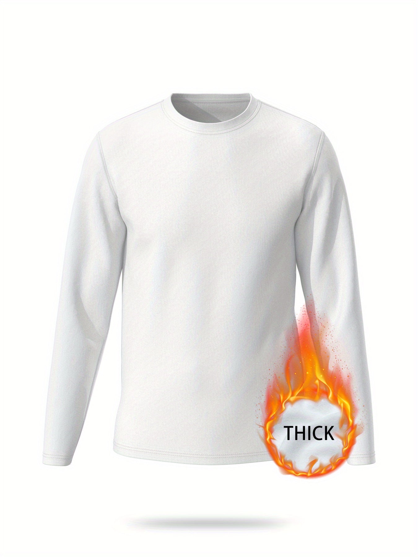 Men's Thermal Compression Long Sleeve Shirt for Sports Workout