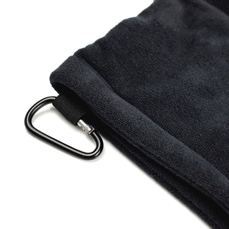 3 Pcs Golf Pocket Towel With Clip Portable Ball Cleaner 5.5x5.5inch