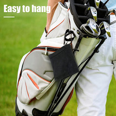 3 Pcs Golf Pocket Towel With Clip Portable Ball Cleaner 5.5x5.5inch