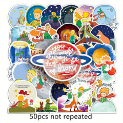 50pcs Prince Anime Doodle Aesthetic Waterproof Cartoon Stickers