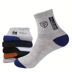 Men's Anti-Odor Ankle Socks 5-Pack