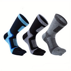 Five Finger Toe Socks Winter Cotton Outdoor Sports Mountaineering Running
