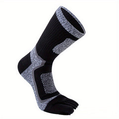 Five Finger Toe Socks Winter Cotton Outdoor Sports Mountaineering Running