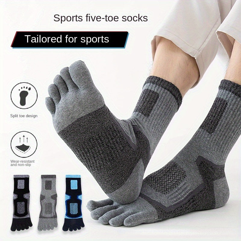 Five Finger Toe Socks Winter Cotton Outdoor Sports Mountaineering Running