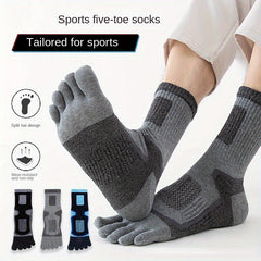 Five Finger Toe Socks Winter Cotton Outdoor Sports Mountaineering Running
