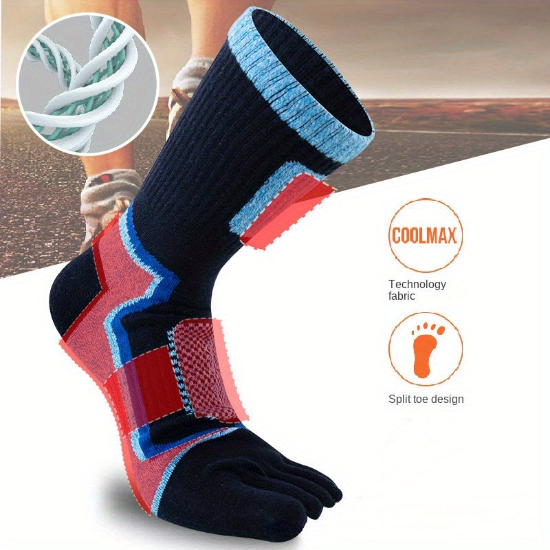 Five Finger Toe Socks Winter Cotton Outdoor Sports Mountaineering Running