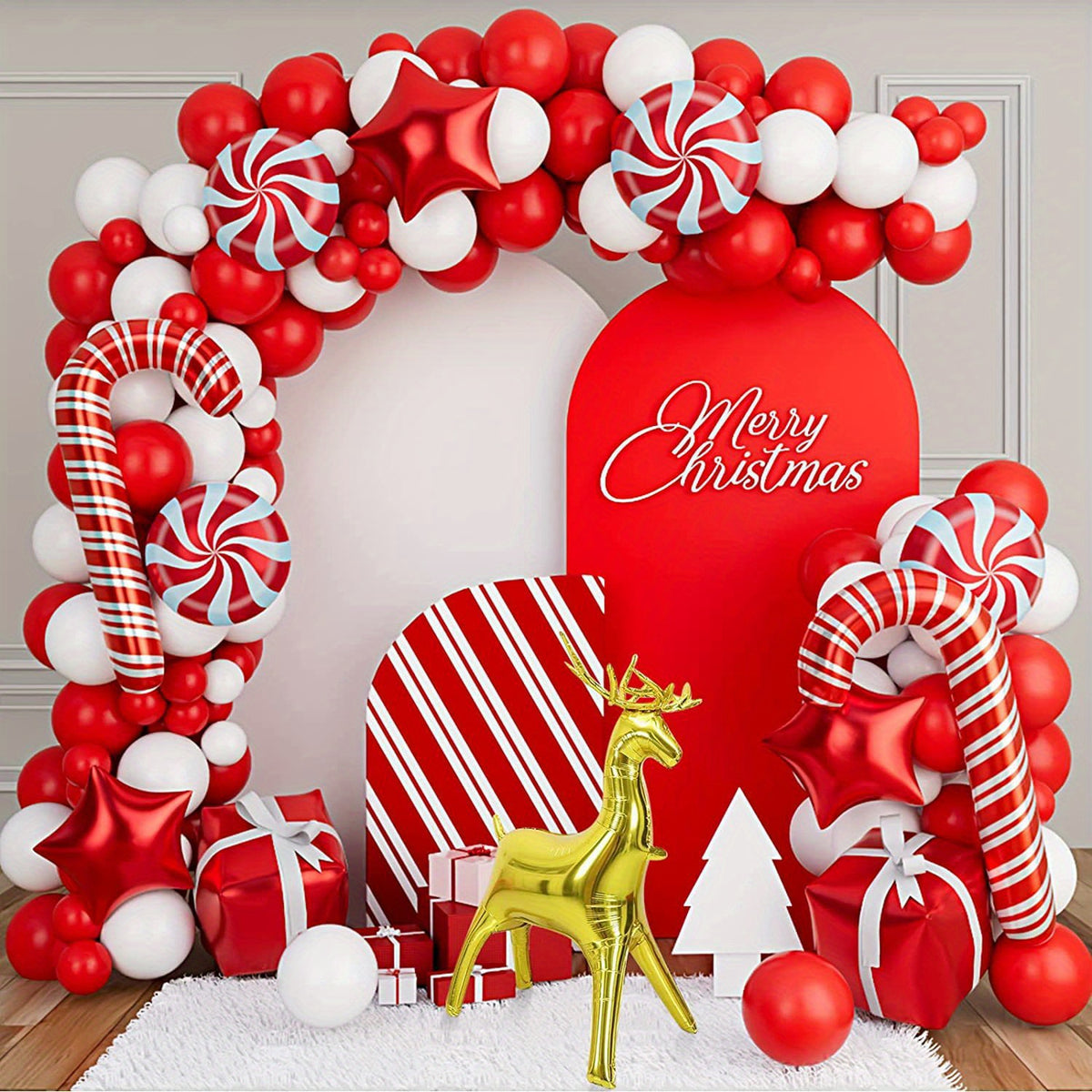 Christmas Garland Arch Inflatable Props Set