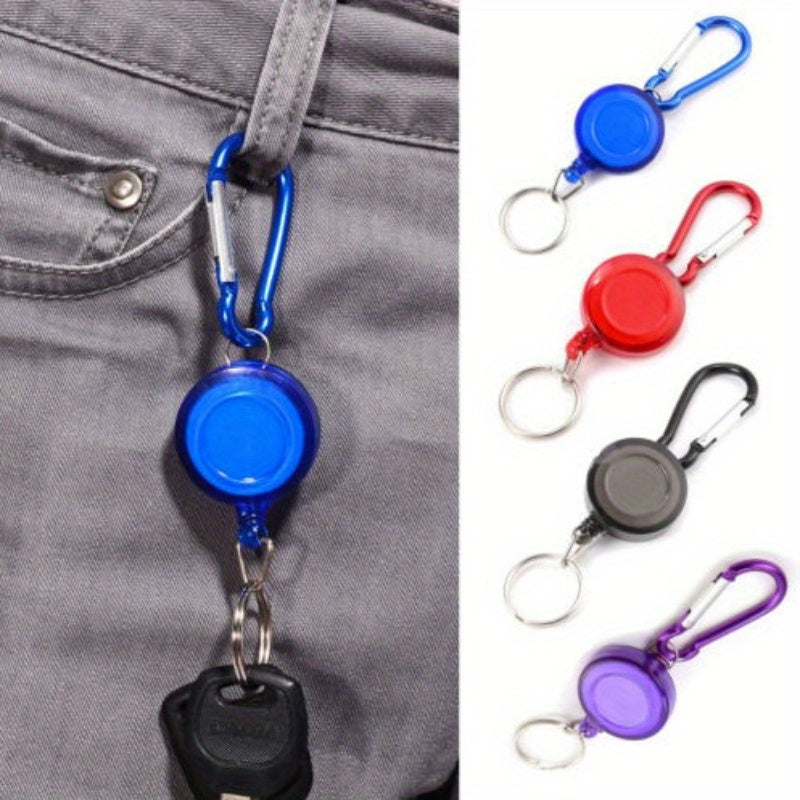 Telescopic Key Chain Anti-theft for Outdoor Camping