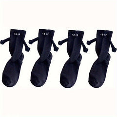 Hand In Hand Magnetic Couples Socks Friends Socks Versatile Mid-tube Gift