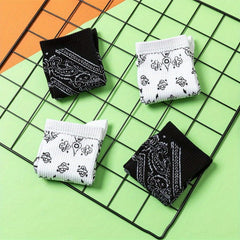 Geometric Pattern Socks Mid Tube Stockings