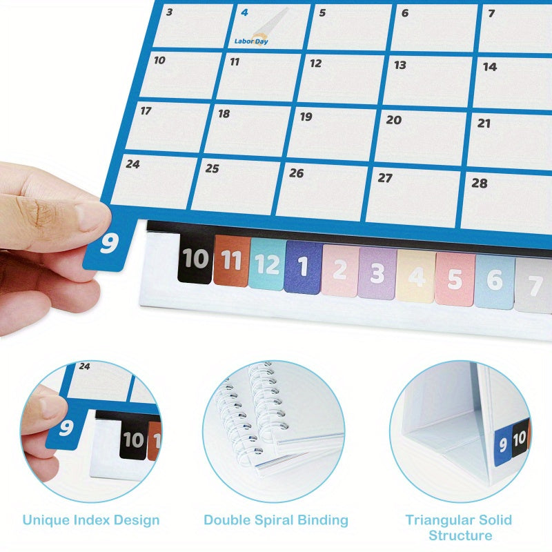 1pc Desk Calendar 16 Months English Calendar 365 Days