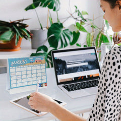1pc Desk Calendar 16 Months English Calendar 365 Days