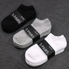 10 Soft Ankle Socks Solid Low Cut Socks Women Men Stockings