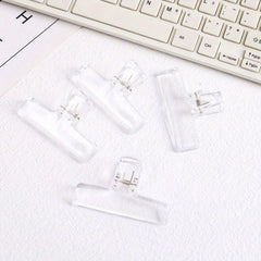 2pcs Acrylic Clip Paper Holders Scrapbook Sticker Clamps