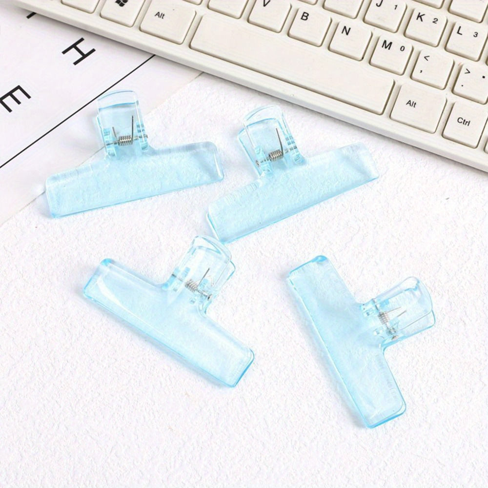 2pcs Acrylic Clip Paper Holders Scrapbook Sticker Clamps