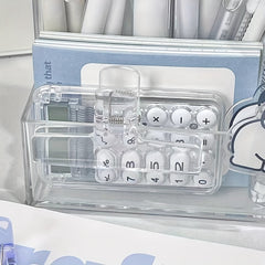 2pcs Acrylic Clip Paper Holders Scrapbook Sticker Clamps