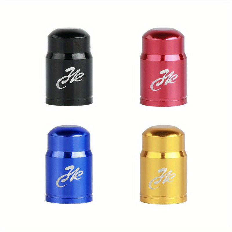 2pcs MTB Bike Tire Valve Caps Alloy American Valve Dustproof Cap