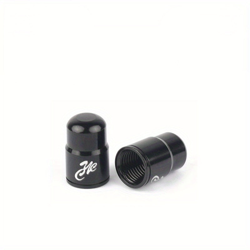 2pcs MTB Bike Tire Valve Caps Alloy American Valve Dustproof Cap
