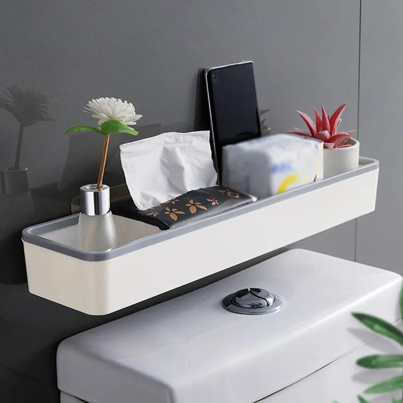 Bathroom Shelves Toilet Storage Cabinet Rack Wall Hanging Organizer