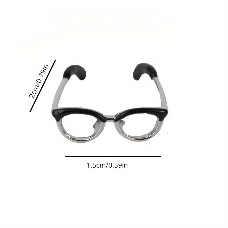 Enamel Forest Girl Adjustable Ring Glasses Ring