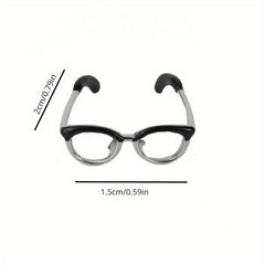 Enamel Forest Girl Adjustable Ring Glasses Ring